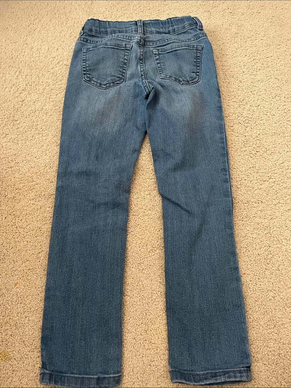 Girls' Straight Leg Jeans Duo - Dark Blue & Light Blue